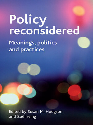 cover image of Policy reconsidered
